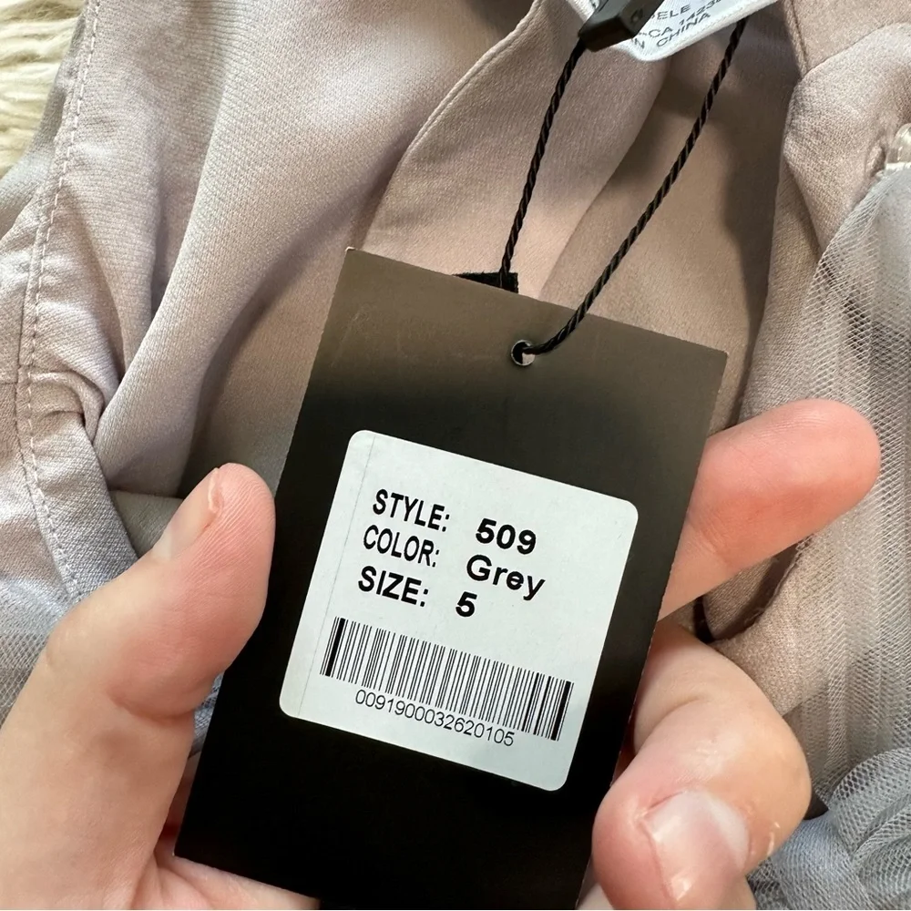 NWT Roberta di Roma Grey Dress Size 5